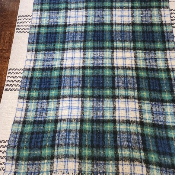 Mohair Wool Plaid Blanket Robert Burns Dress Gordon Tartan  Scotland - Picture 4 of 7